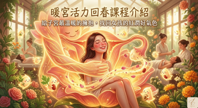 暖宮活力回春課程介紹：給子宮最溫暖的擁抱，找回女孩的紅潤好氣色