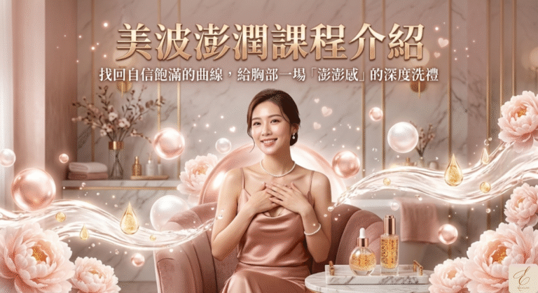 美波澎潤課程介紹：找回自信飽滿的曲線，給胸部一場「澎澎感」的深度洗禮