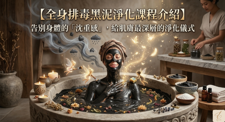 全身排毒黑泥淨化課程介紹：告別身體的「沈重感」，給肌膚最深層的淨化儀式