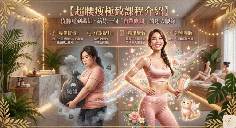 超腰瘦極致課程介紹：從臃腫到纖細，給妳一個「自帶修圖」的迷人腰線