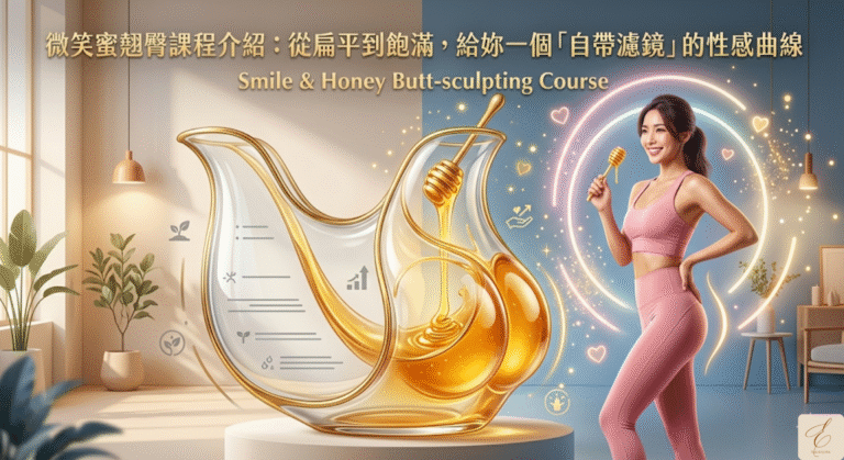 微笑蜜翹臀課程介紹：從扁平到飽滿，給妳一個「自帶濾鏡」的性感曲線
