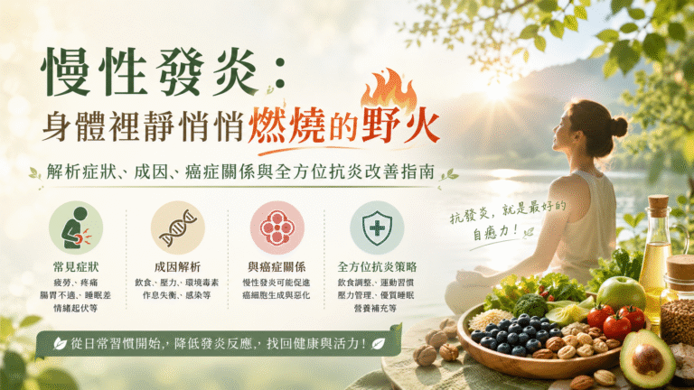 慢性發炎：身體裡靜悄悄燃燒的野火