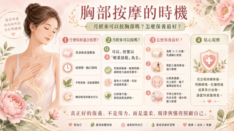 胸部按摩的時機,月經來可以按胸部嗎?怎麼保養最好? 2 ChatGPT Image 2026年6月7日 下午02 36 40