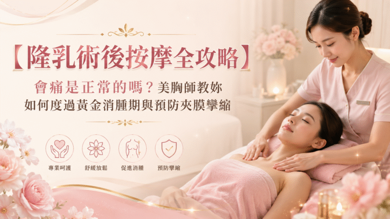 隆乳術後按摩全攻略度過黃金消腫與預防攣縮 1 ChatGPT Image 2026年6月9日 下午05 07 40